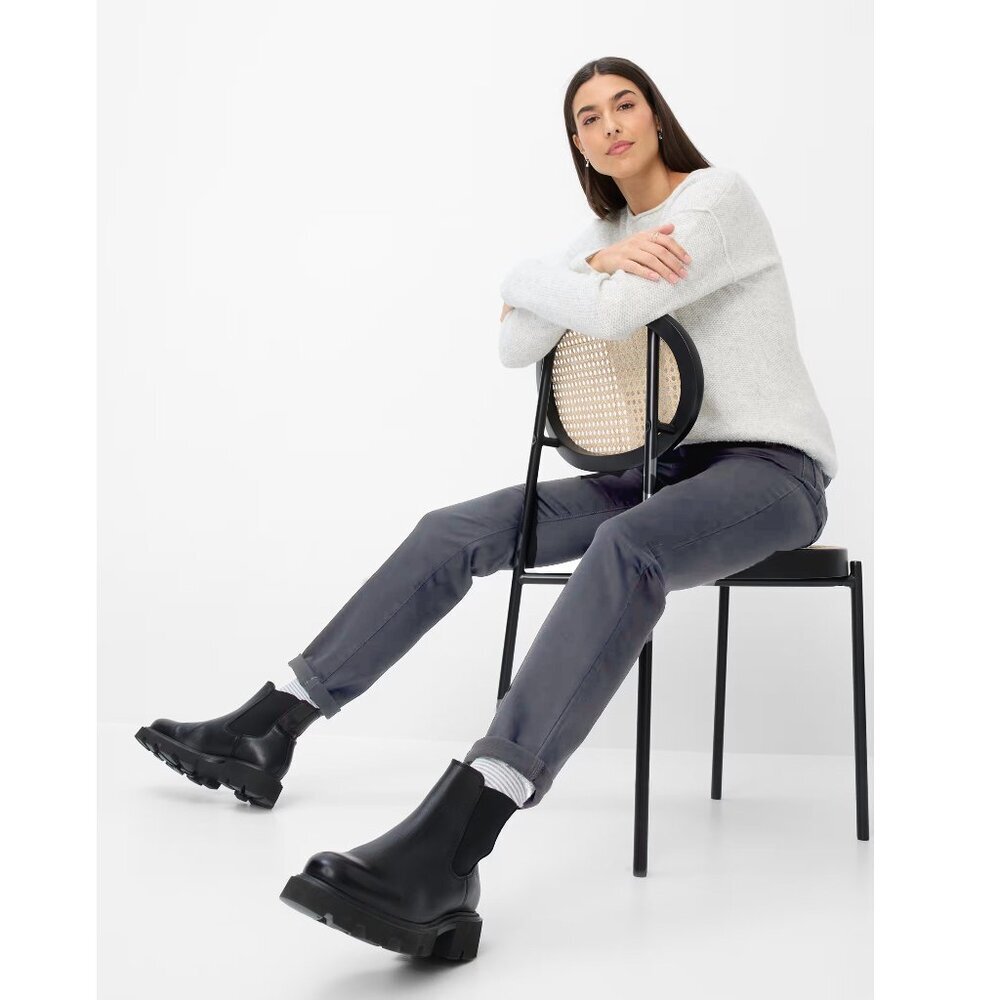 Brax CAROLA Brax Sport Straight Leg Jeans Pants Gray